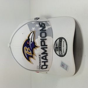 Baltimore Ravens 2012 Conference Champions New Era NFL White Flex Hat S/M